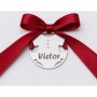Bănuț argint moț body bebe 18x16 mm | Argint 925