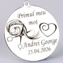 Bănuț argint moț „Primul meu moț”, 22 mm