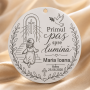 Bănuț argint botez Primul pas spre lumină, 22 mm