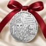 Bănuț argint moț fetiță, prințesă cu poezie, 22 mm